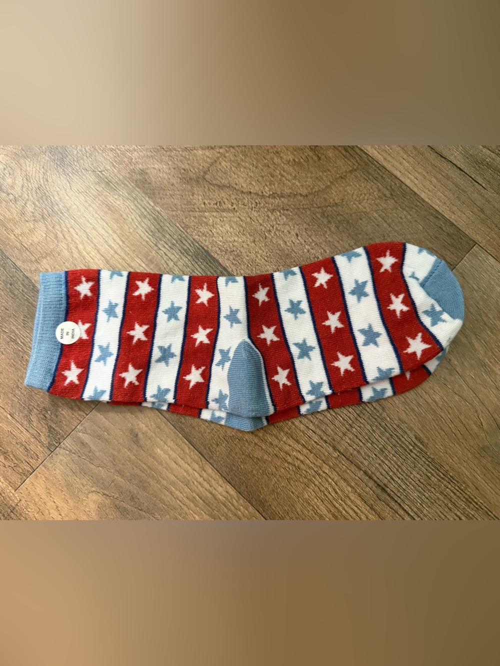 Women’s star Stripe Ankle Socks - Red, White & Blue